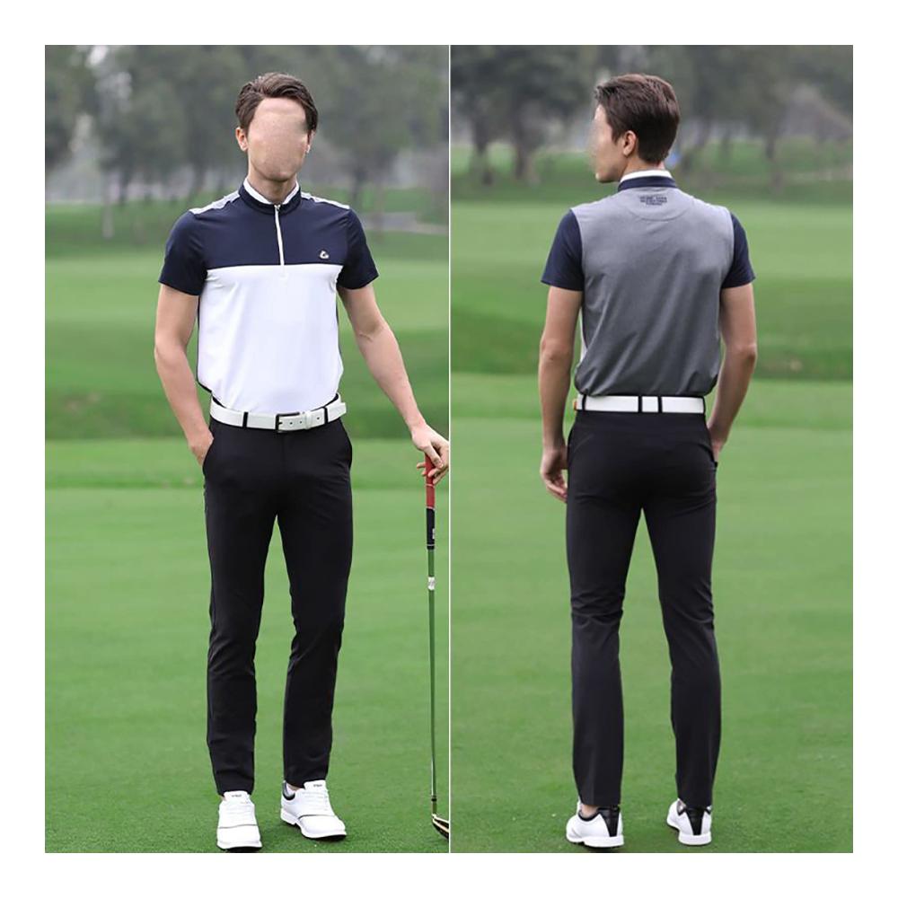 Sommer Golf Polo Herren Atmungsaktives schnelltrocknendes Poloshirt mit Reißverschlusskragen - Ideale Sportbekleidung für Feuchtigkeitstransport und Freizeit