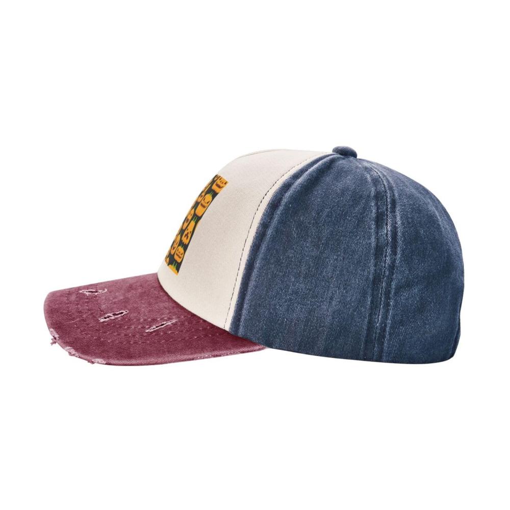 Entzückende Halloween-Kürbis-Muster! Verstellbarer Papa-Hut für vielseitige Stile. Damen-Outdoor-Hut das perfekte Geschenk zum Vatertag. Entdecke unsere Baseball Caps