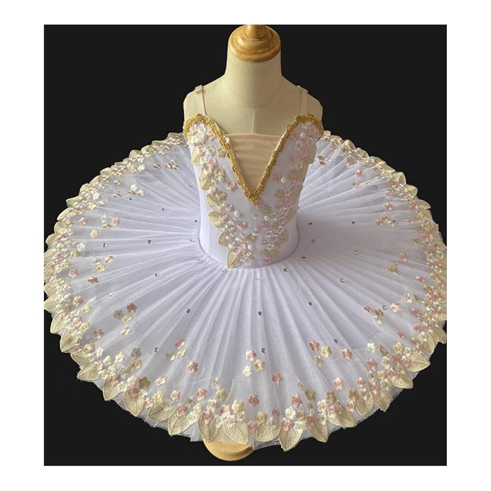 Elegantes Mädchen Ballett Tutu Kleid Zauberhaftes Schwanensee-Kostüm für bezaubernde Tanzperformances! Perfektionieren Sie die Bühnenpräsenz Ihrer kleinen Tänzerin