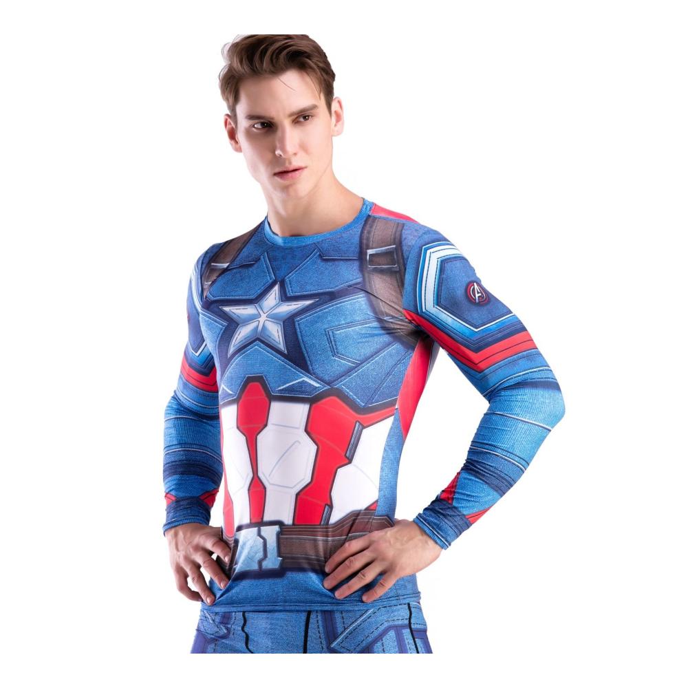 Cody Lundin Herren Mode Amerika Leader-Logo-T-Shirt Outdoor Fitness für Jogging Motion Party Langärmlig (XXL
