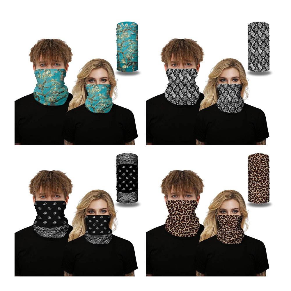 Ultimativer Schutz 3D Sturmhauben Bandana Balaclava | Schnelltrocknend atmungsaktiv & elastisch | Perfekt für Motorrad Laufen & Wandern | Gesichtsmaske & Sonnenschutz | Hochwertiges Halstuch