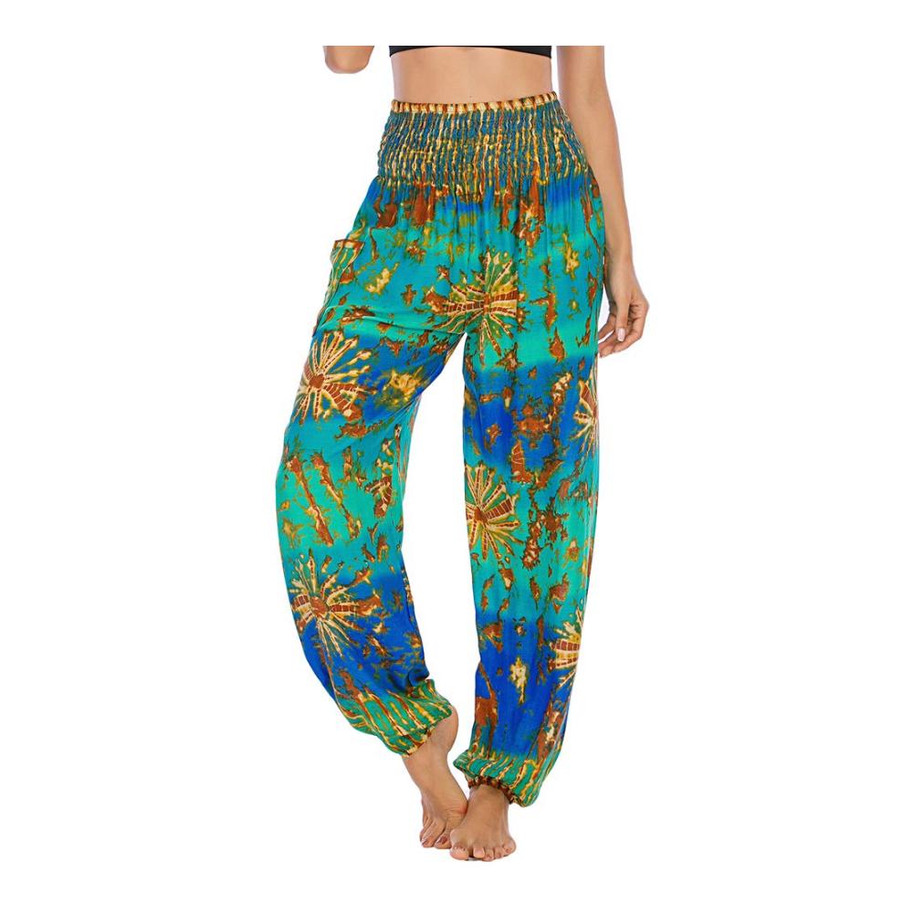 W-tie Dye Blau Grün