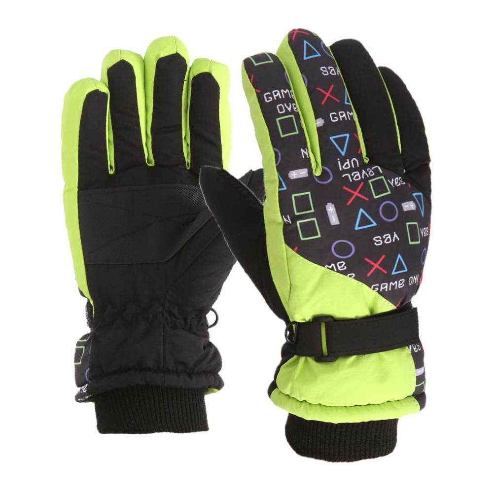 Entdecken Sie die Perfekten Skihandschuhe für Kinder Wasserdichte Wärmewatte Süße Fäustlinge für Jungen und Mädchen Strapazierfähige Outdoor Schneehandschuhe