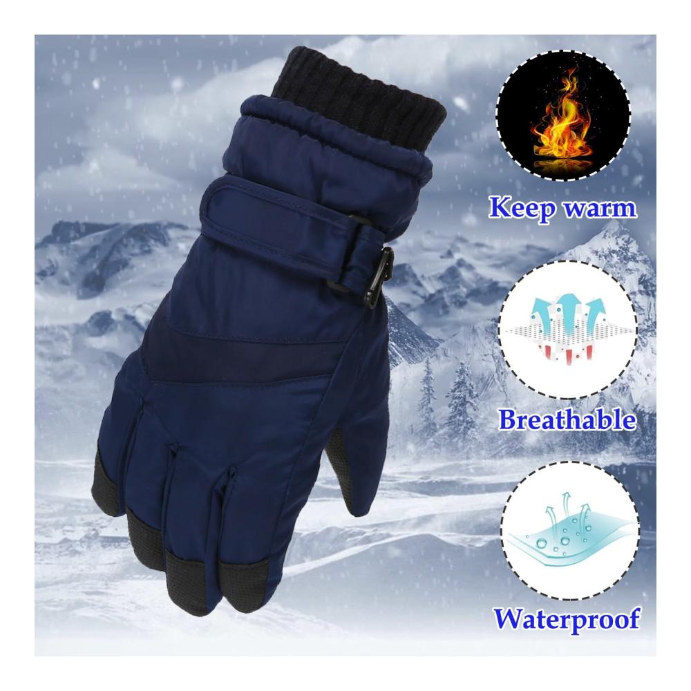 Ultimative Winterhandschuhe für Kinder - Warm wasserdicht & winddicht. Perfekt für Ski Snowboard Fahrrad & Outdoor-Sportarten