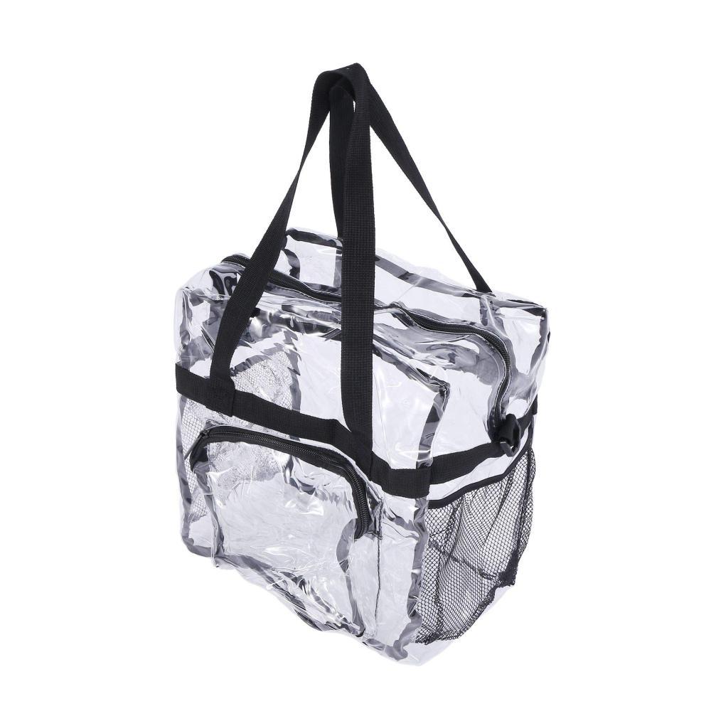 Einzigartige Henkeltasche Transparente Einkaufstasche für Stadion Reisen Gym & Konzerte | Praktische Tasche für Arbeit und Sport