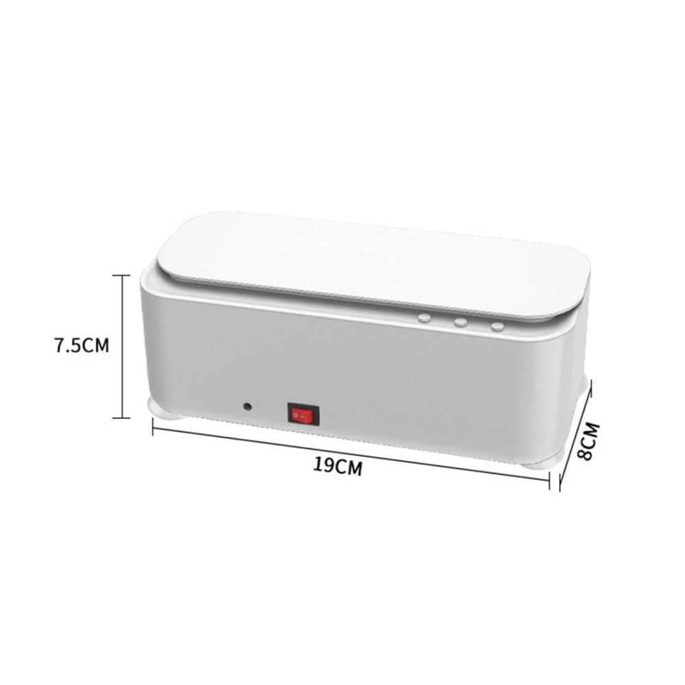 Erleben Sie mühelose Reinigung & Pflege mit der ultraleichten USB-aufladbaren Ultraschall-Unterlegscheibe. Perfekt für Zuhause Schmuck Halsketten Brillen Uhrenboxen und mehr
