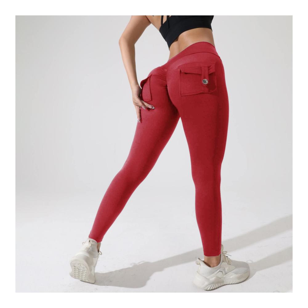 Damen Jogginghosen Sport Gymnastik Leggings Kompressionshose Aktiv Garten Leggings für Frauen mit Taschen Sport Golf Yoga Schwarz Workout Mesh Butt
