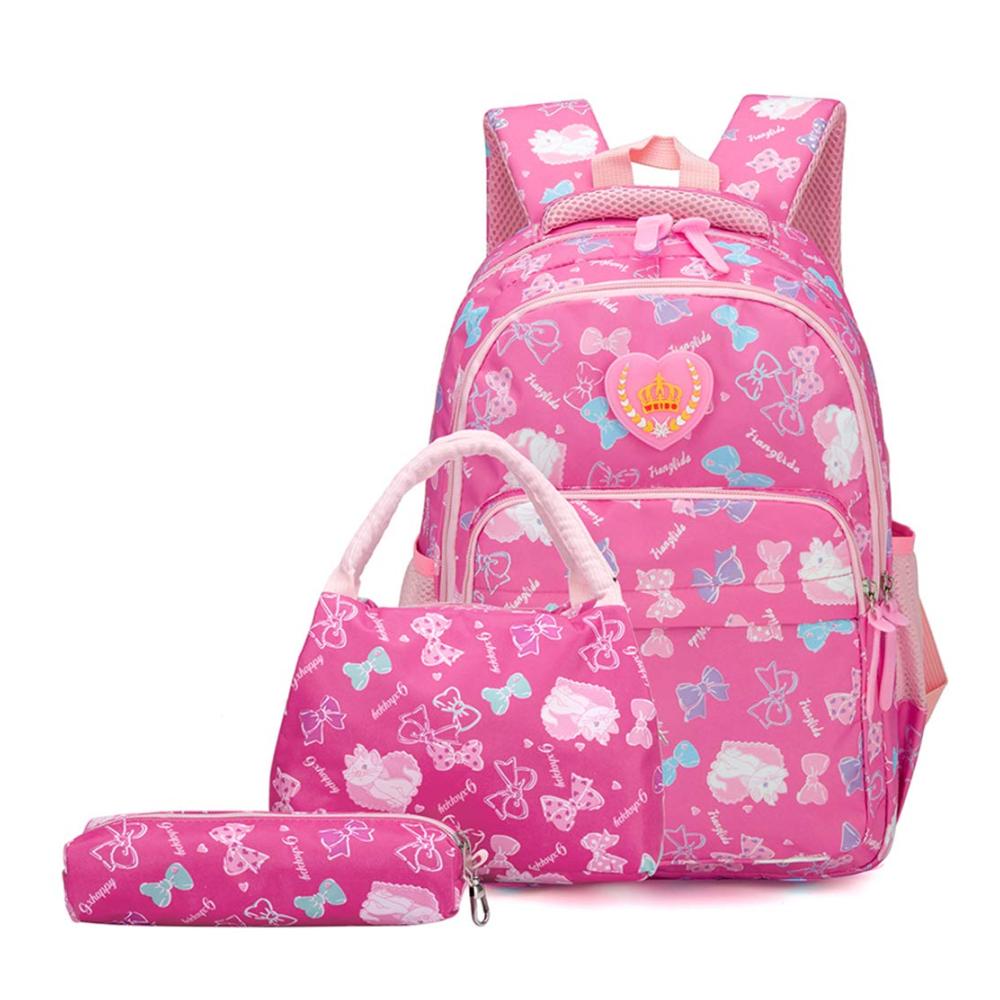 Holen Sie sich das perfekte Schultaschen-Set für Mädchen Stilvoller Schulrucksack und Zubehör
