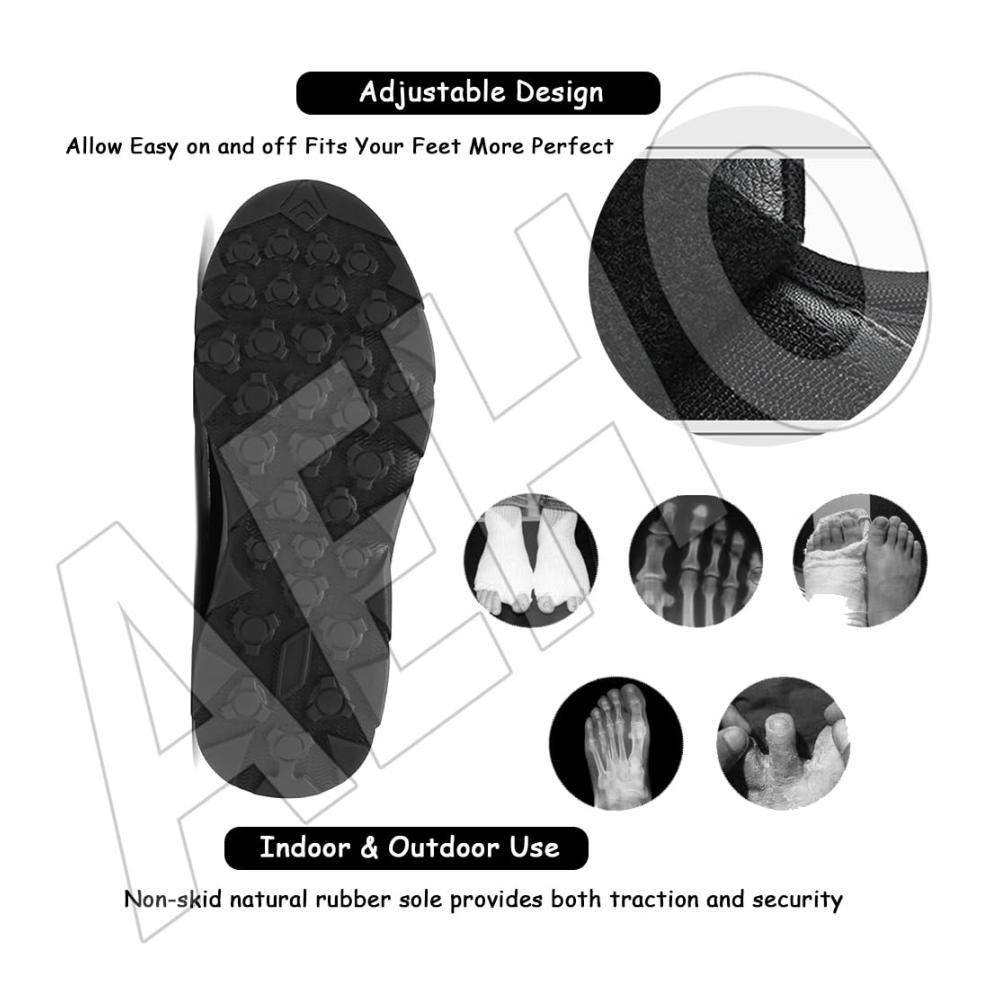 Ultimativer Komfort für Herren Extra breite orthopädische Walkingschuhe mit Klettverschluss für Diabetiker - Ganter Qualität