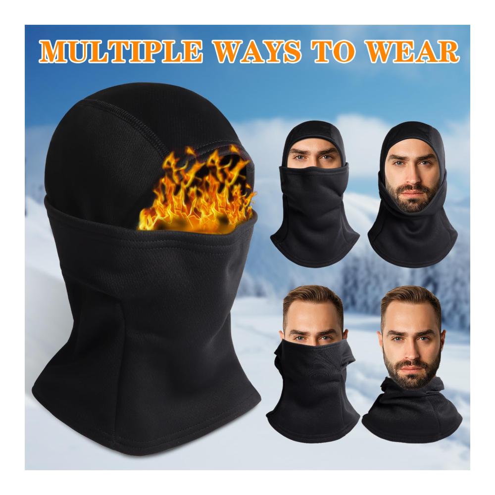 Ultimative Winterausrüstung 2 Stück Sturmhauben + 1 Skibrille! Perfekte Kombination für Outdoor-Sportarten wie Skifahren Radfahren & Motorradfahren. Sichern Sie sich jetzt