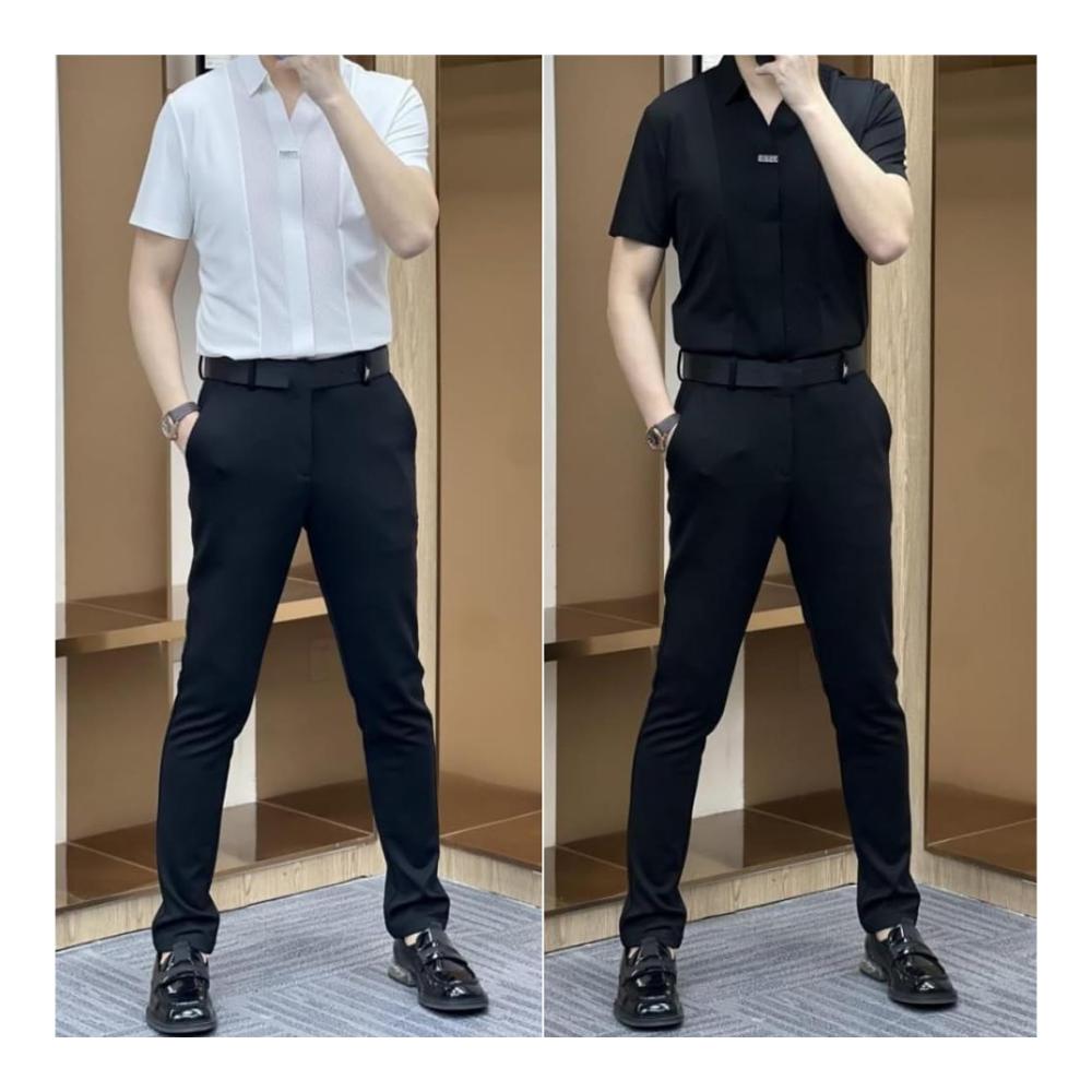 Entdecken Sie stilvolle Poloshirts für Herren Business-Casual-Farbblock-Hemden mit Stretch-Technologie. Perfekt für lässige Eleganz und Komfort