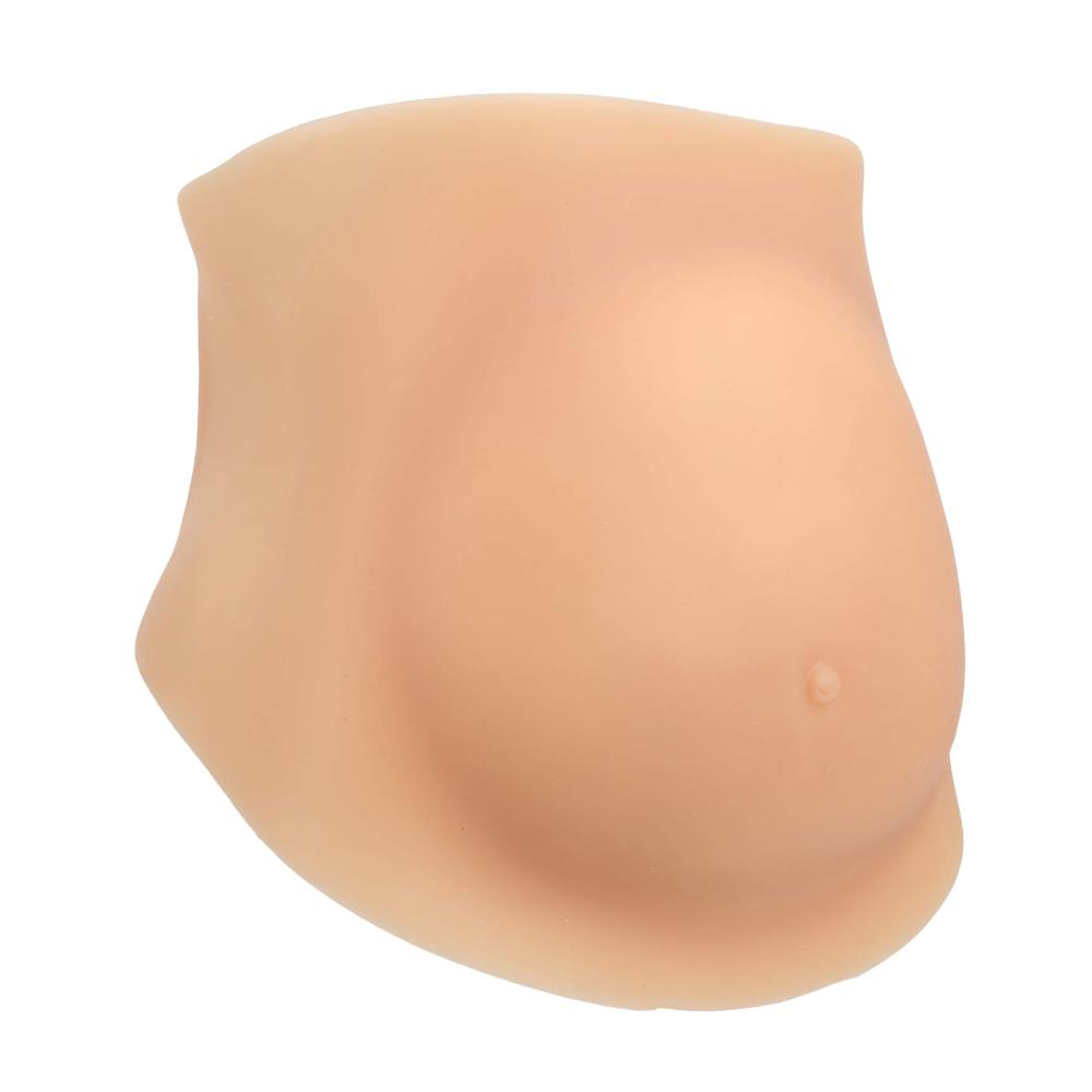 Künstlicher Babybauch aus Silikon & Seide - Perfekte Schwangerschaftsillusion für Fotoshootings & Performances - Hochwertige Umstandsmode in M
