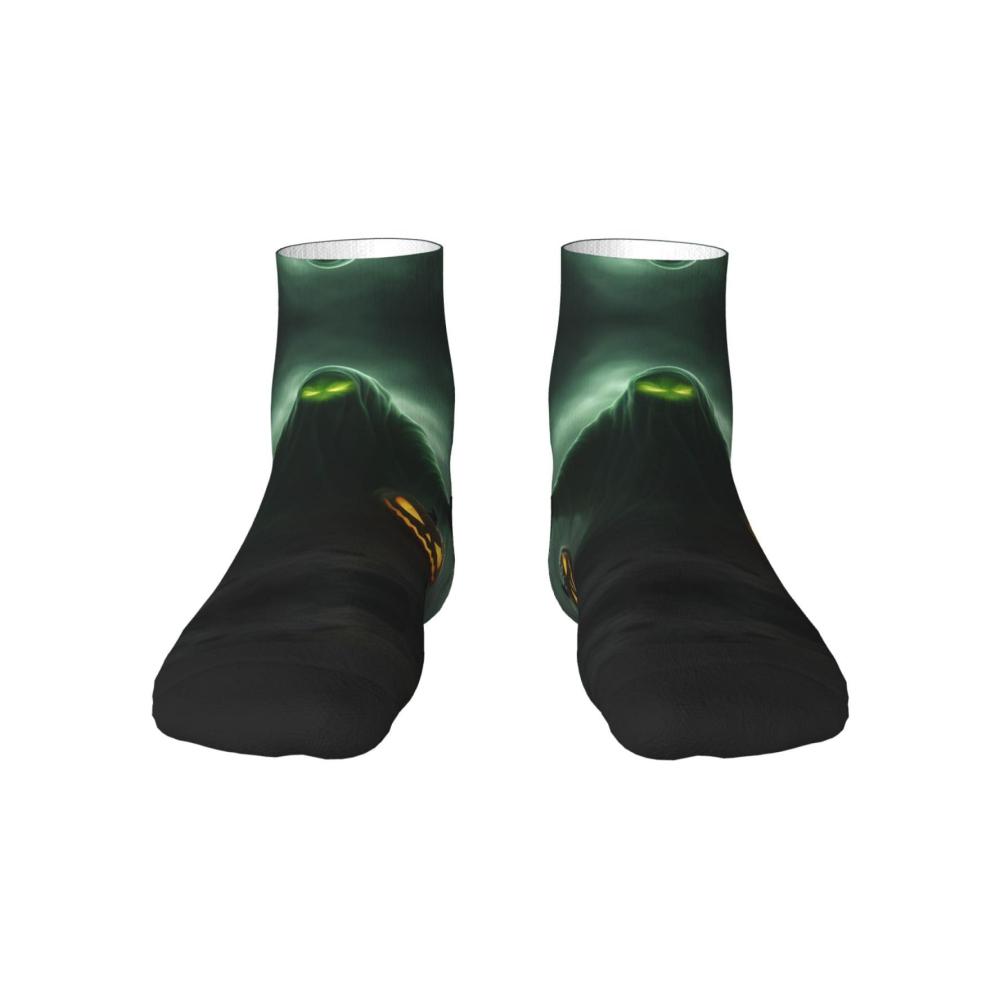 Herbst Socken Knöchelsocken Halloween Horror Kürbis Geister Halloweensocken Damen Trendy College Outdoor Bequem Casual One Size