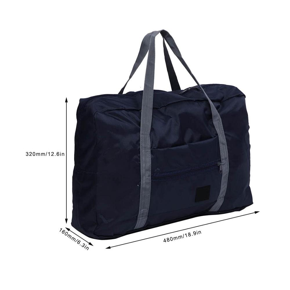 Stilvolle Navy blau Faltbare Reisetasche Große Kapazität Wasserdicht Organizer für Haushalt und Geschäftsreisen. Perfekt für jeden Trip