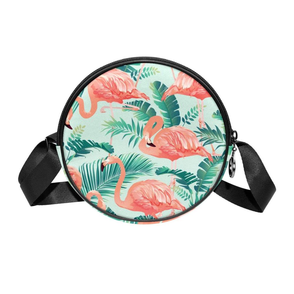 Entdecke den wilden Stil Tier-Tiger Umhängetasche für Damen – Einzigartige Runde Messenger Bag für Damen und Mädchen