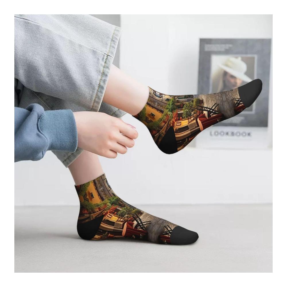 Modische Knöchelsocken Bequeme italienische Damen- und Herrensocken mit trendigen Mustern – Perfekte Passform für jeden! Entdecken Sie den Style von Italian Old Street! One Size