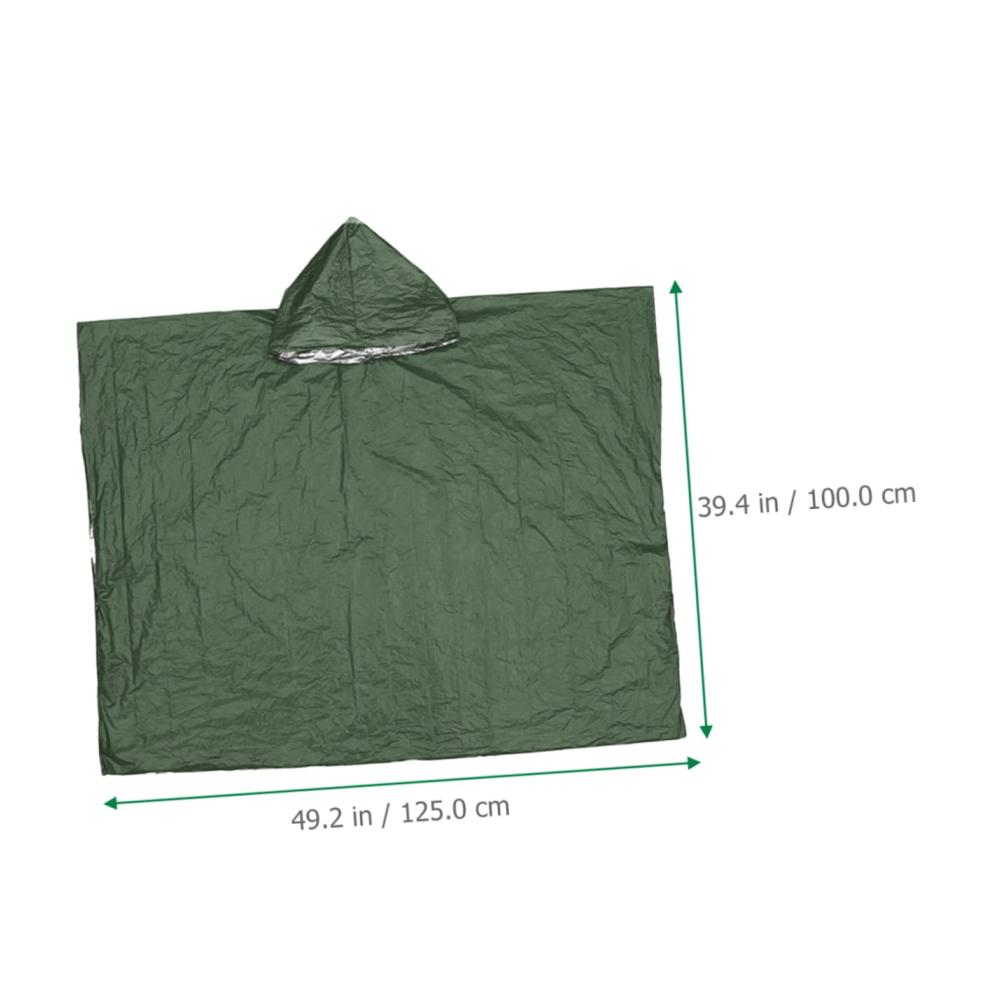 5tlg. Notfall-Regenmantel-Set｜Ultimativer Schutz vor unvorhersehbaren Niederschlägen｜Unisex Regenmäntel für Ausflüge Camping & mehr｜Einfach tragbar & unentbehrlich für jeden Notfall