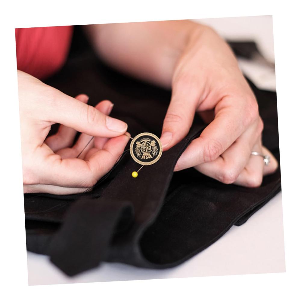 30er-Pack Click-Buttons Kreatives DIY-Zubehör für Hemden Blazer & mehr! Vintage-Design mit Metallknöpfen und Ösen. Jetzt stilvoll gestalten