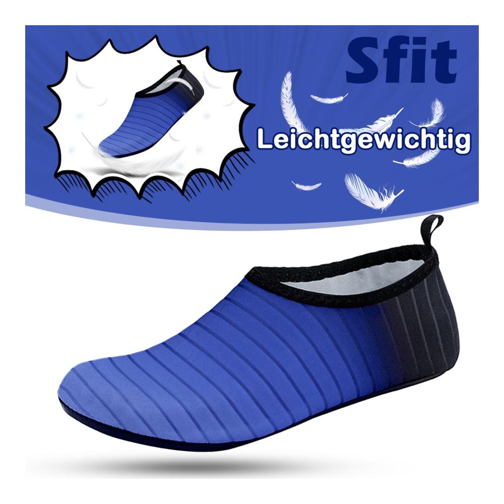 Damen & Herren Aqua Schuhe Farbverlauf rutschfest schnelltrocknend