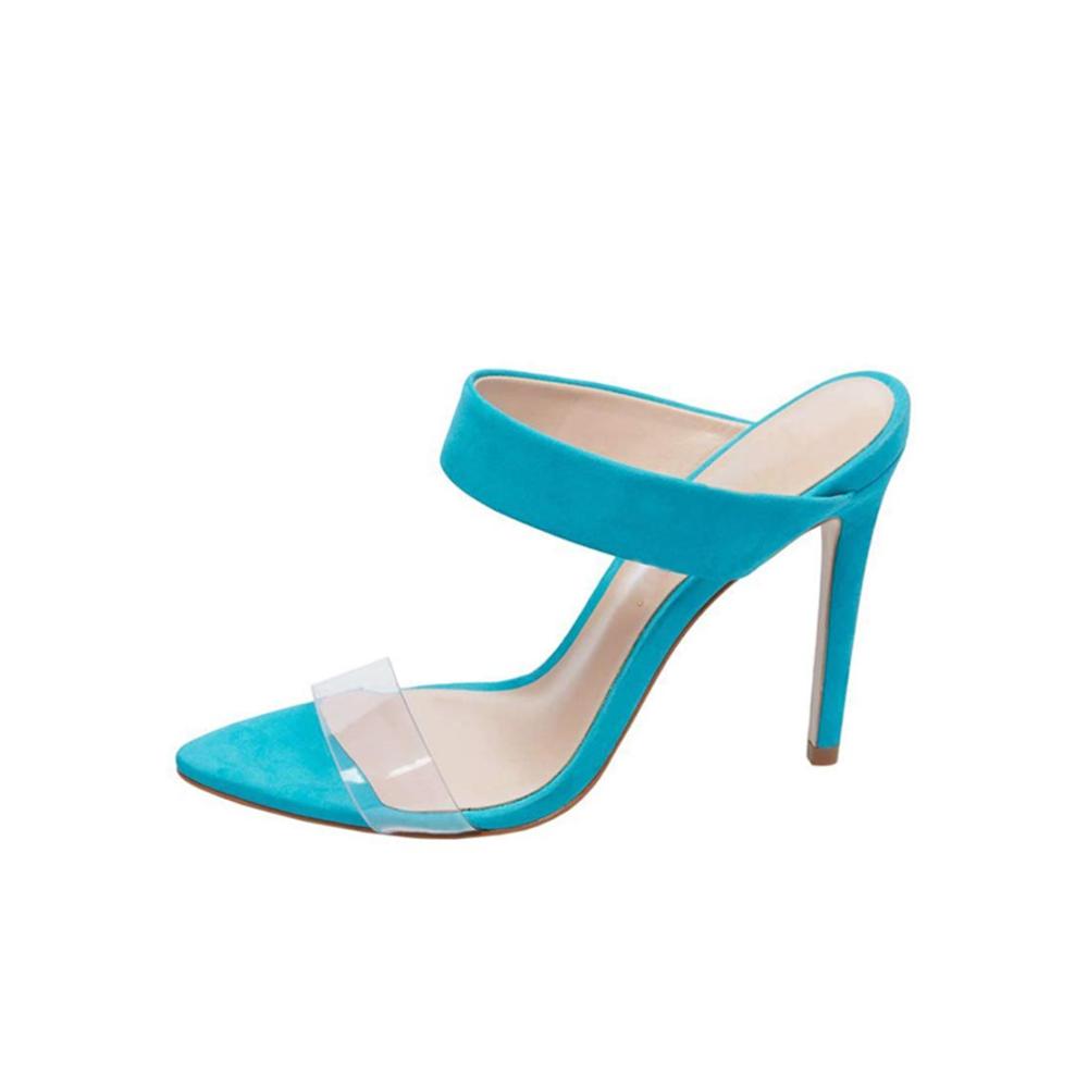 Attraktive Transparente Pumps mit Peeptoe und Stiletto-Absatz - Elegante Damen High Heels für Party und Hochzeit - Klassisches Design