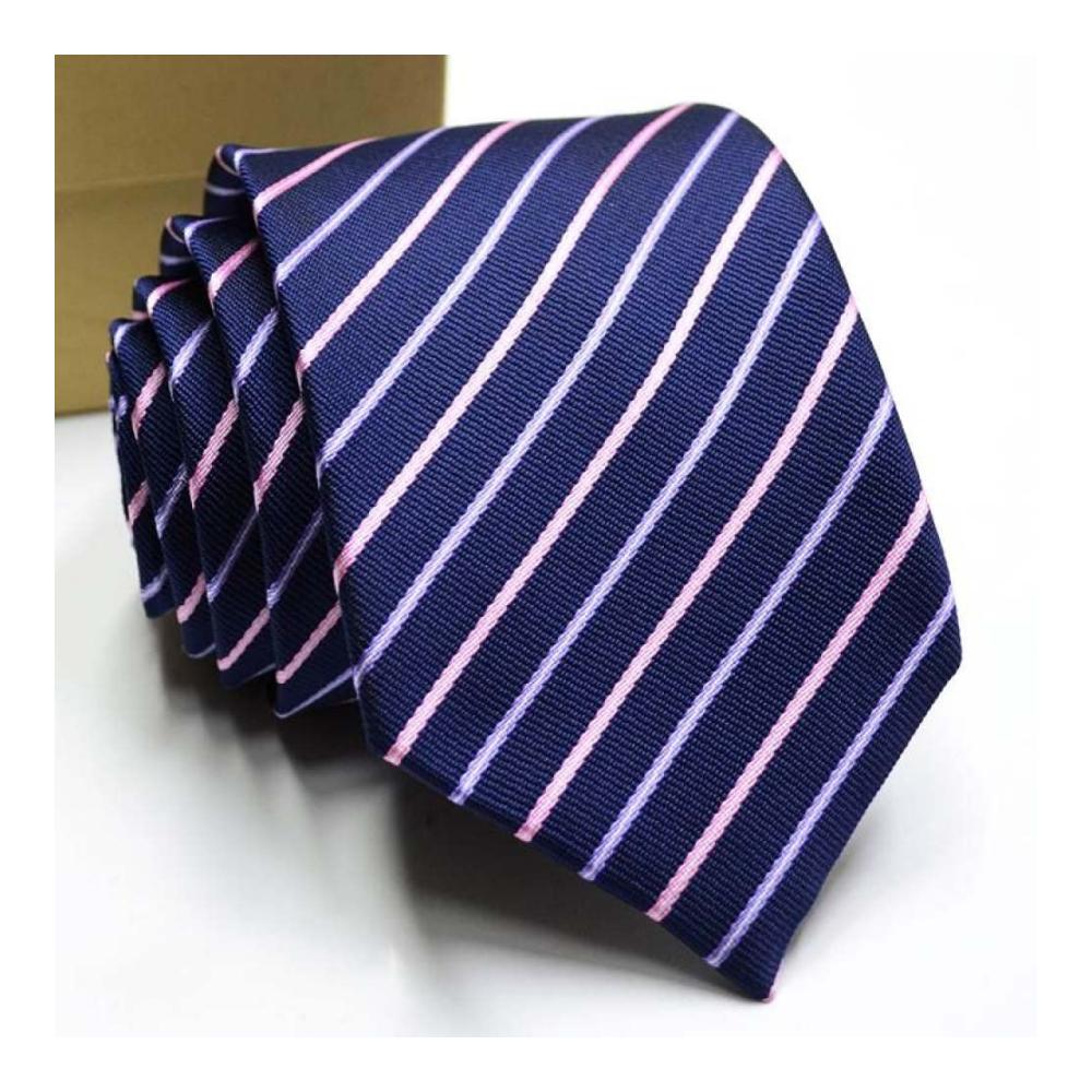 Einzigartige Herren Krawatte Stilvolle 8 cm Blaue Krawatte - Perfekt für Business Office Bankett & Partys - Ideales Geschenk für Männer Ehemann und Papa