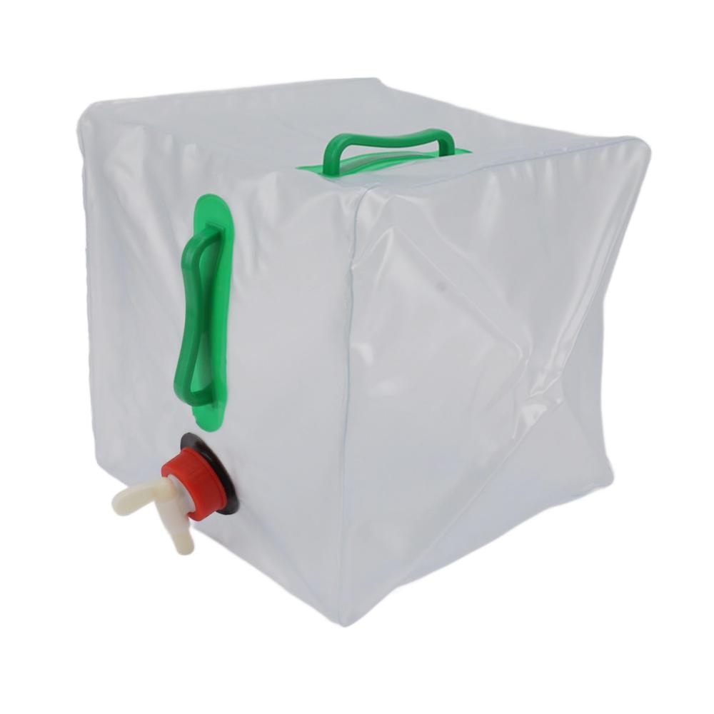 20 L Oberirdischer Pool Stufengewichte – Faltbarer Doppelgriff-Sandsack – Transparent & Wasserdicht | Universell für Winterpool-Abdeckungen
