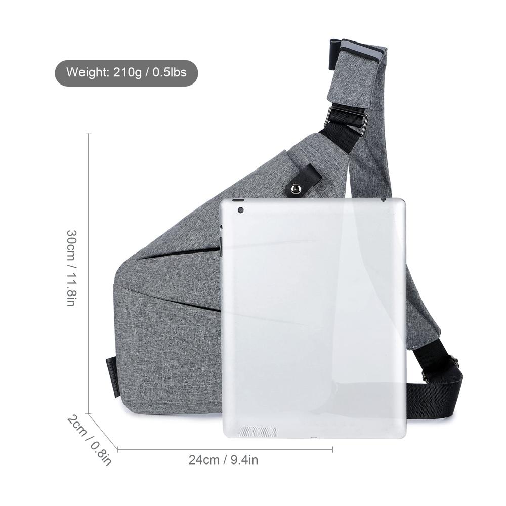 Schultertasche Slingpack Crossbody Rucksack leichte Brusttasche für Outdoor-Sportreisen