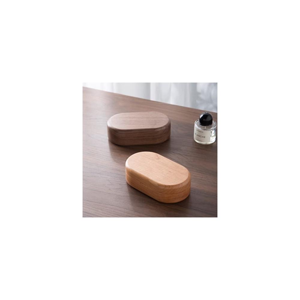 Brillant organisiert Holz-Schmuckkästchen & Organizer für Damen - Tragbares Reiseetui mit stilvoller Schmuckschatulle - Aufbewahrungsbox in A-Größe (196 x 66 x 5 cm