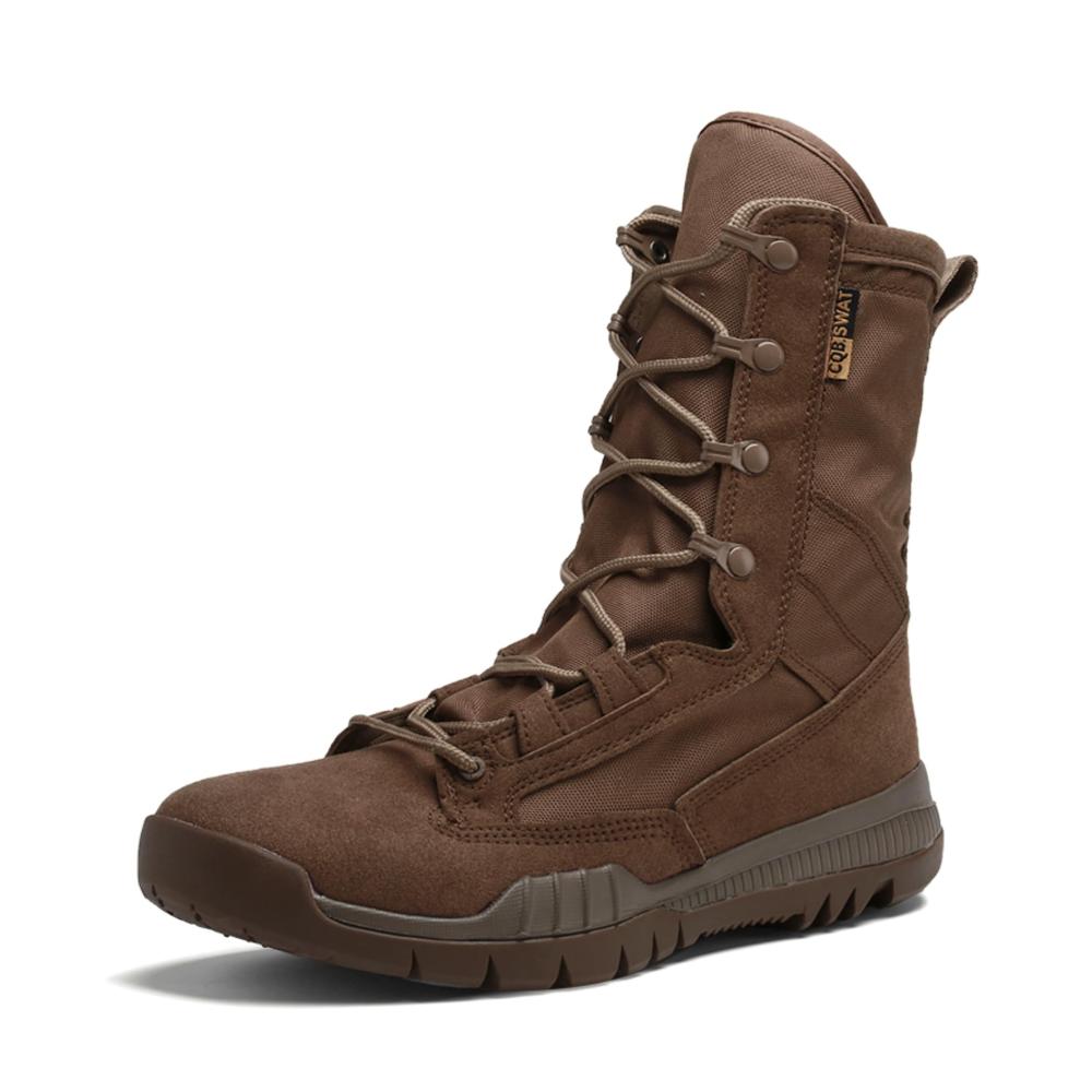Männer Militärstiefel - Rutschfeste Taktische Stiefel in Herbstfarben für Spezialeinheiten und Kampffeld Geeignet für Outdoor-Aktivitäten wie Wüstenabenteuer oder Wandern