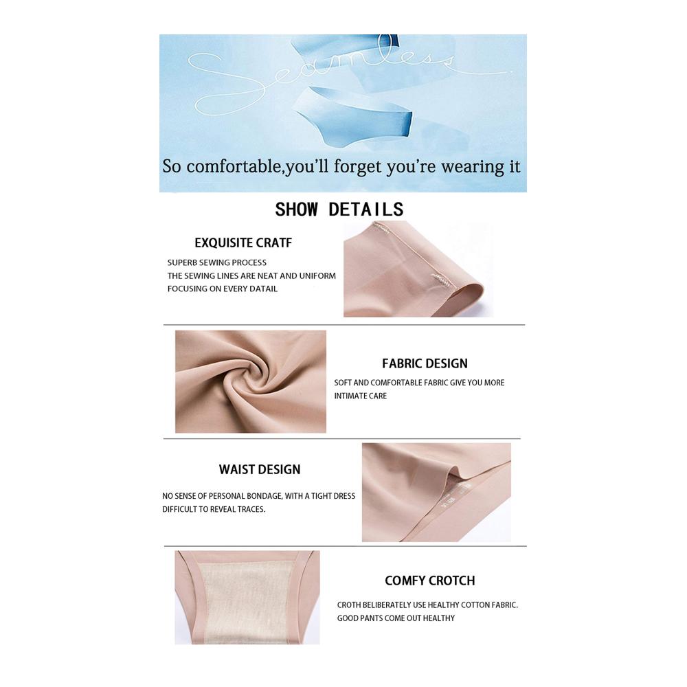 Entdecke den ultimativen Komfort Nahtlose Bikinis und Taillenslips für Damen - jetzt in attraktiven 3/6 Packs! Unsichtbar bequem und dehnbar