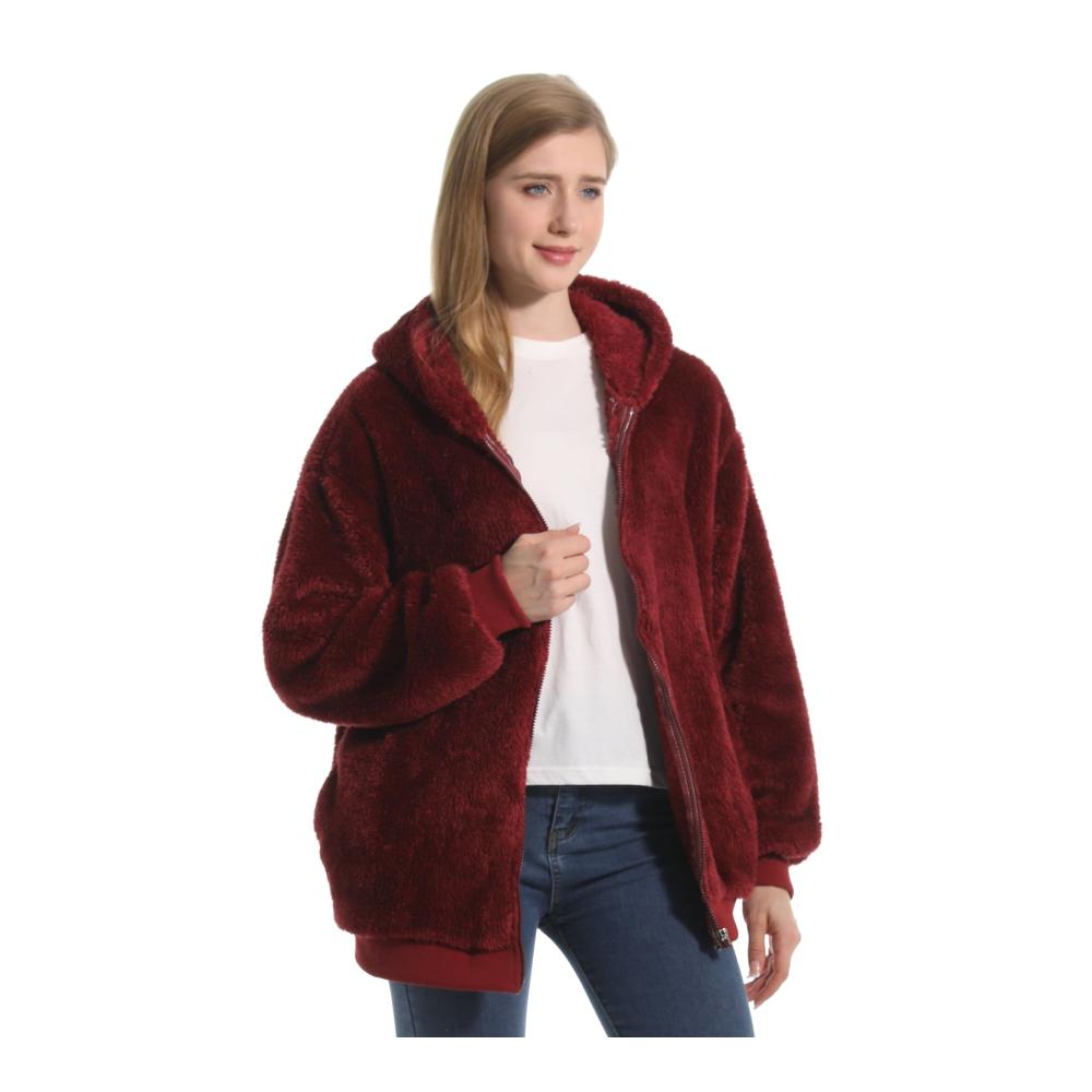 Fleece Weinrot