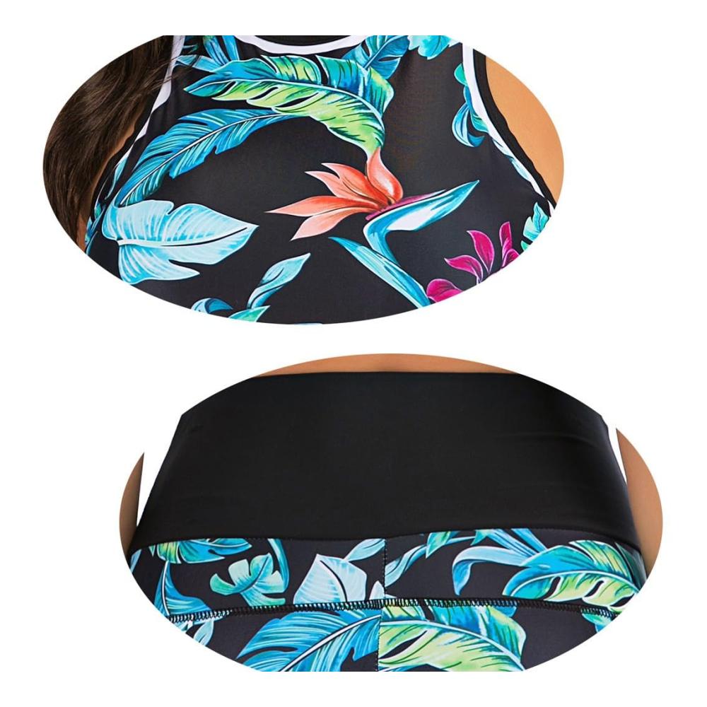 Entzückende Bikinihosen Stilvoller Damen Bikini Set mit Cut-Out Design und Streifenmuster - Der perfekte Zweiteiler für sommerlichen Badespaß