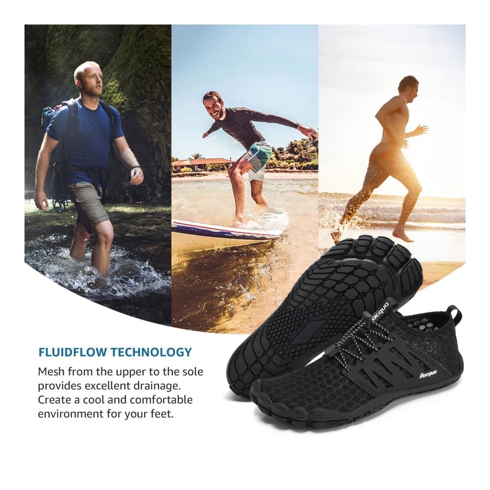 Racqua Composite Mesh Wasserschuhe - Perfekte Passform für Männer & Frauen Komfort & Stil - Ideal für Wassersport