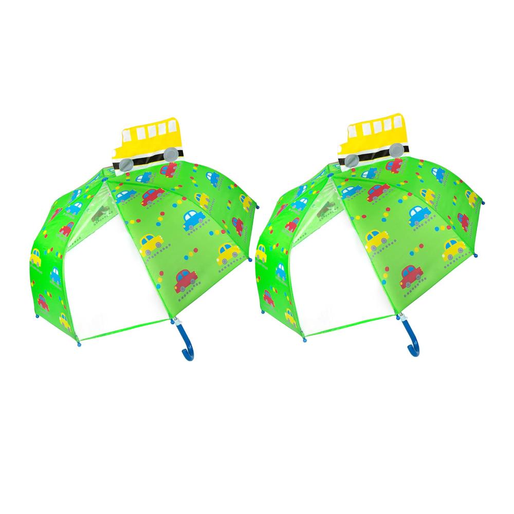 Einzigartiger 3D Kinder Regenschirm Lustiger Regenschirm für Kinder bis ca. 8 Jahre Einheitsgröße