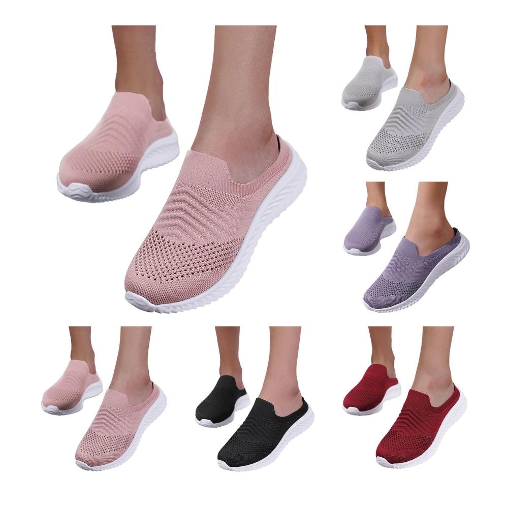 Ultimativer Komfort Damen Orthopädische Walkingschuhe - Leicht Atmungsaktiv Schlupfschuhe mit Luftkissen für Diabetikerinnen. Perfekte Freizeitschuhe für Outdoor-Aktivitäten