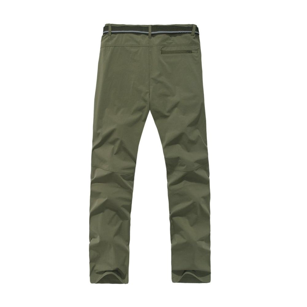 Herren Outdoorhose Wanderhose Trekkinghose mit Gürtel Schnelltrocknend Atmungsaktiv Elastisch Trekking Freizeithose Funktionshose Wandern Camping Trekking Outdoor Hose Sommer Herbst