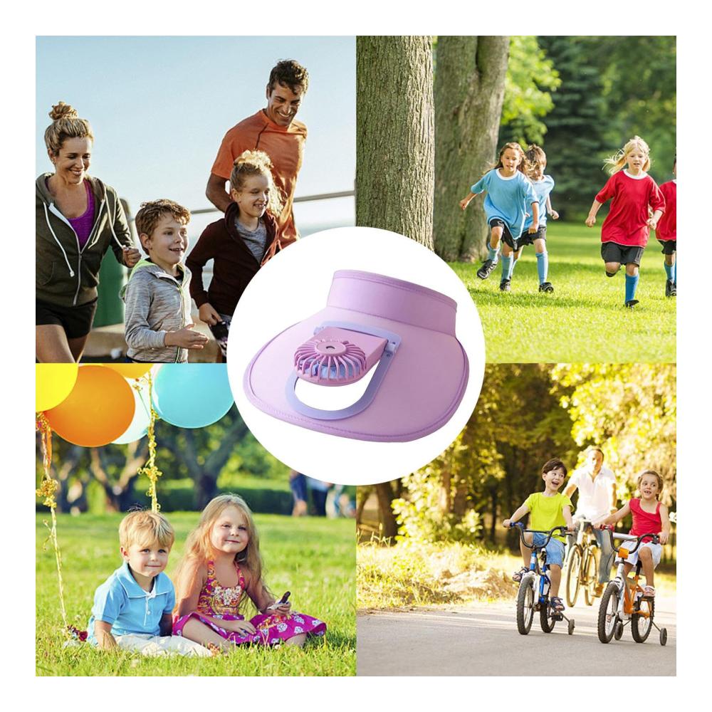Entdecken Sie die neuesten Visiere für Damen und Kinder mit Sonnenschutz und USB-Lüfter! Perfekt für den Sommerlauf mit UV-Schutz und verstellbarer Schnalle