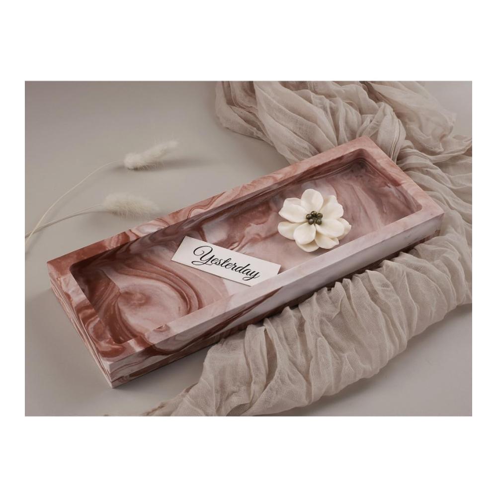Erleben Sie Luxus mit unseren exquisiten Schmuck-Sets Rechteckige Tablett-Formen für dekorative Schmuckhalter aus hochwertigem Silikon und Epoxidharz Gießformen