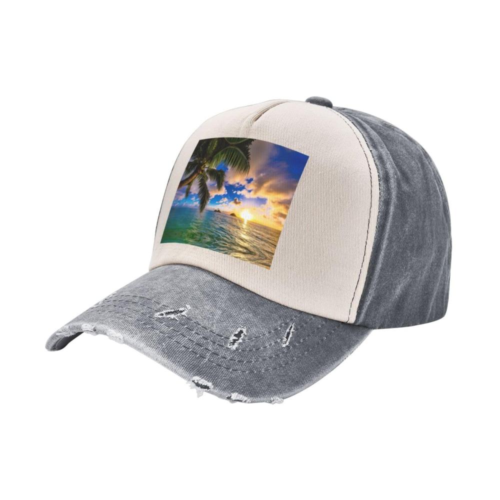 Entdecken Sie den tropischen Flair mit unserer vielseitigen Baseballkappe – Der verstellbare Papa-Hut für Damen perfekt für sonnige Tage am Ozean und als Geschenk zum Vatertag