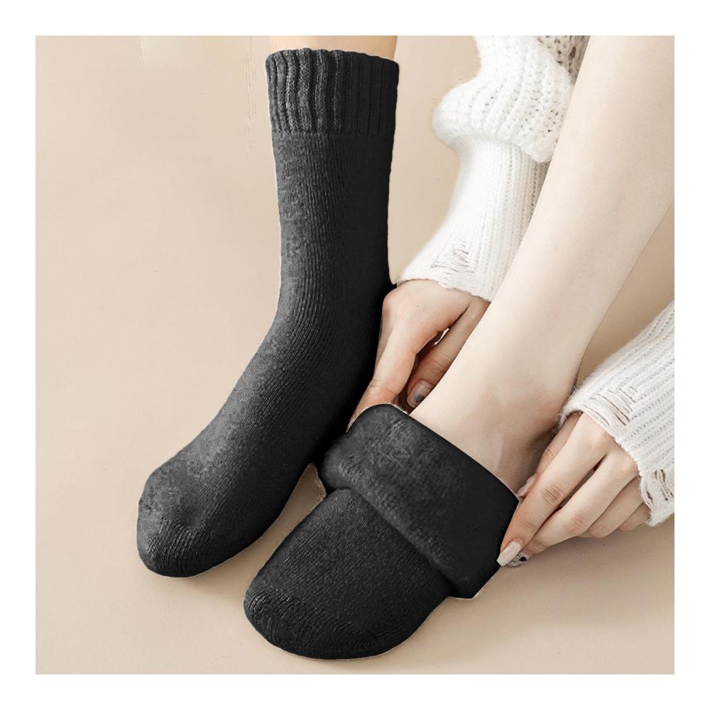 Ultimativer Komfort für kalte Tage Stoppersocken für Damen & Herren - 3 Paar warme gemütliche Wintersocken isoliert und rutschfest. Perfekt für zu Hause oder unterwegs