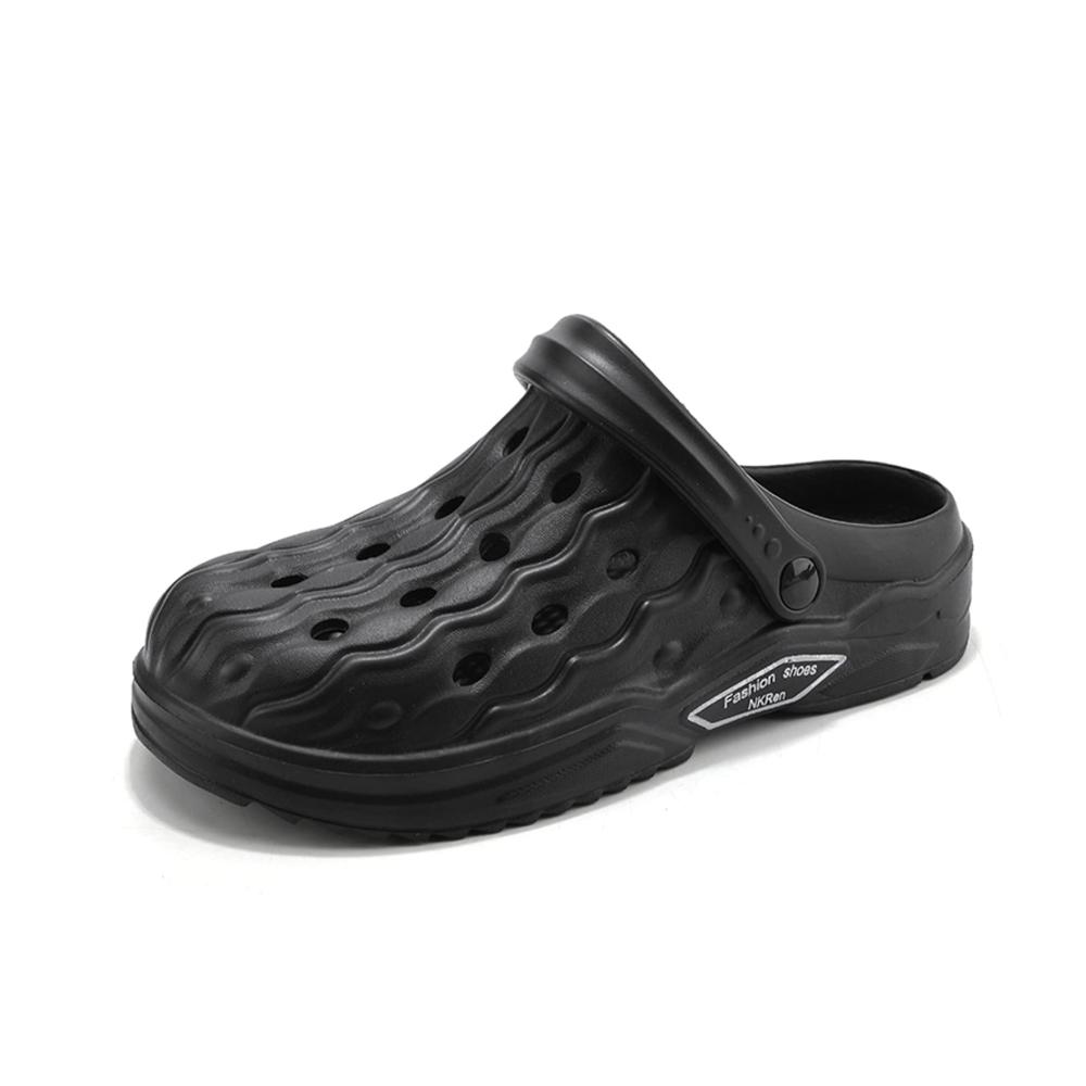 Bequeme Clogs & Pantoletten Atmungsaktive Unisex Sommer Hausschuhe für Damen und Herren Rutschfeste Sandalen für Strand und Garten 35-47EU