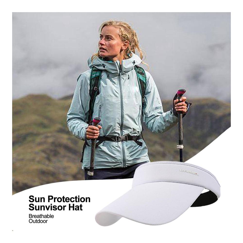 Sommer-Stil Damen Visoren mit breiter Krempe | Verstellbare atmungsaktive Sonnenblenden-Hüte für ultimativen Sonnenschutz im Freien | Leicht & Modisch | Perfekt für Strand & Sport