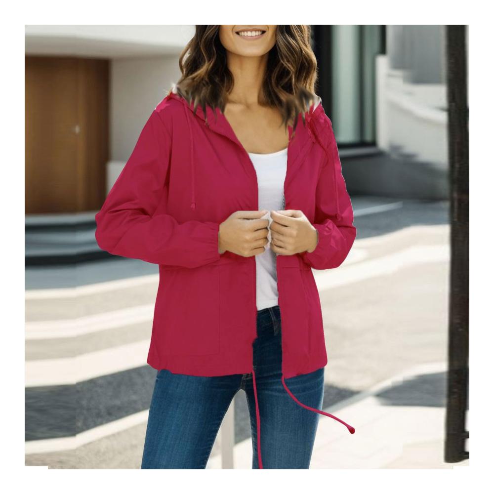 Entdecke den ultimativen Schutz Leichte Damen Regenjacke & Mantel für jedes Wetter! Wasserdicht atmungsaktiv mit Kapuze. Stilvoll und funktional RJ0222DW