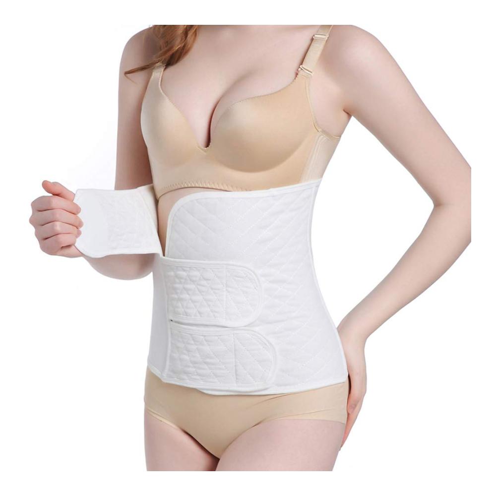 Herzband Postpartum Bauchband Formender Bauchgürtel Postoperativer Erholungs-Bauchband Baumwoll-Erholungsband zum Abflachen des Bauches für Frauen (M