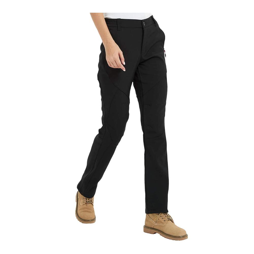 Hosen für Damen Softshellhose Fleece-gefüttert Warm Outdoorhose Wasserdicht Winddicht Thermohose Winterhose Skihose Snowboardhose Trekkinghose Funktionshose