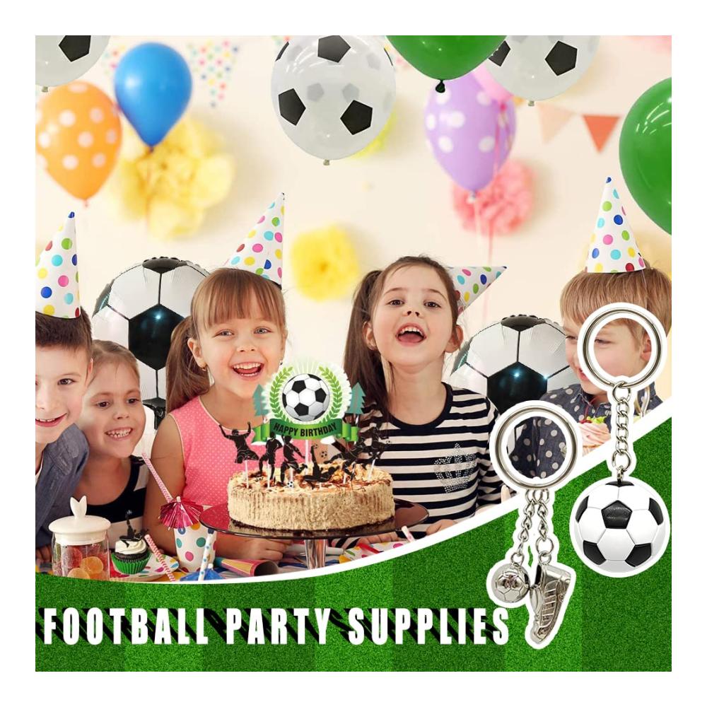 Entdecken Sie stilvolle Schlüsselringe & Schlüsselbänder für Herren Weißer Fußball-Schlüsselanhänger - Perfekt für Sportfans und als Geschenk für Kinder