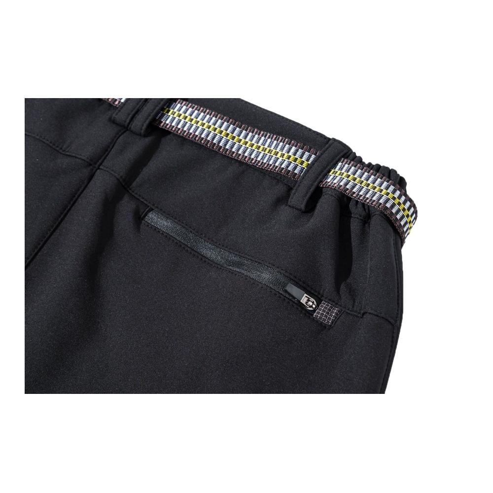 Herren Outdoorhose Winter Gefütterte Softshellhose wasserabweisend warm und winddicht