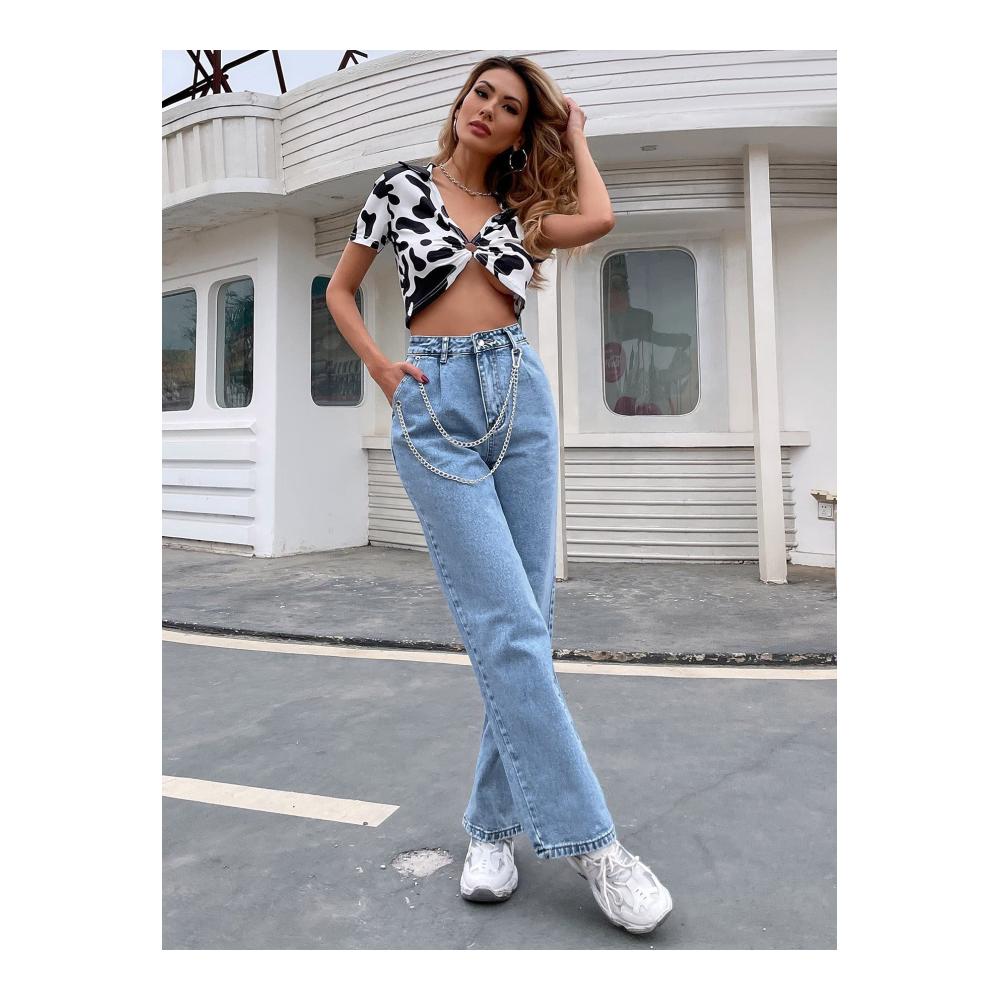 Entdecke die Perfektion Stylische Damen Jeanshosen für trendigen Streetwear-Look mit hohem Tragekomfort und praktischen Taschen