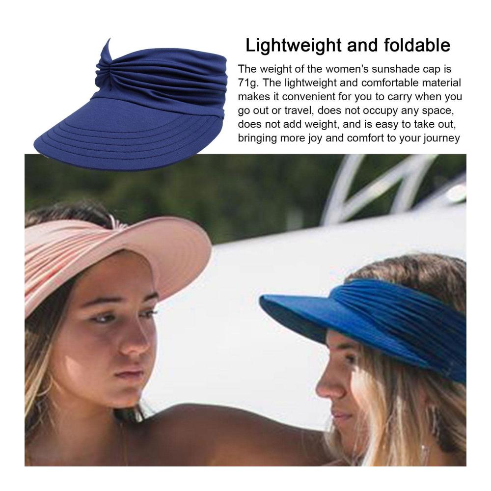 Sonnenschutz Hut mit Visier für Damen Atmungsaktiver Sommerhut für Outdoor-Aktivitäten wie Radfahren Tennis Golf Wandern und Joggen
