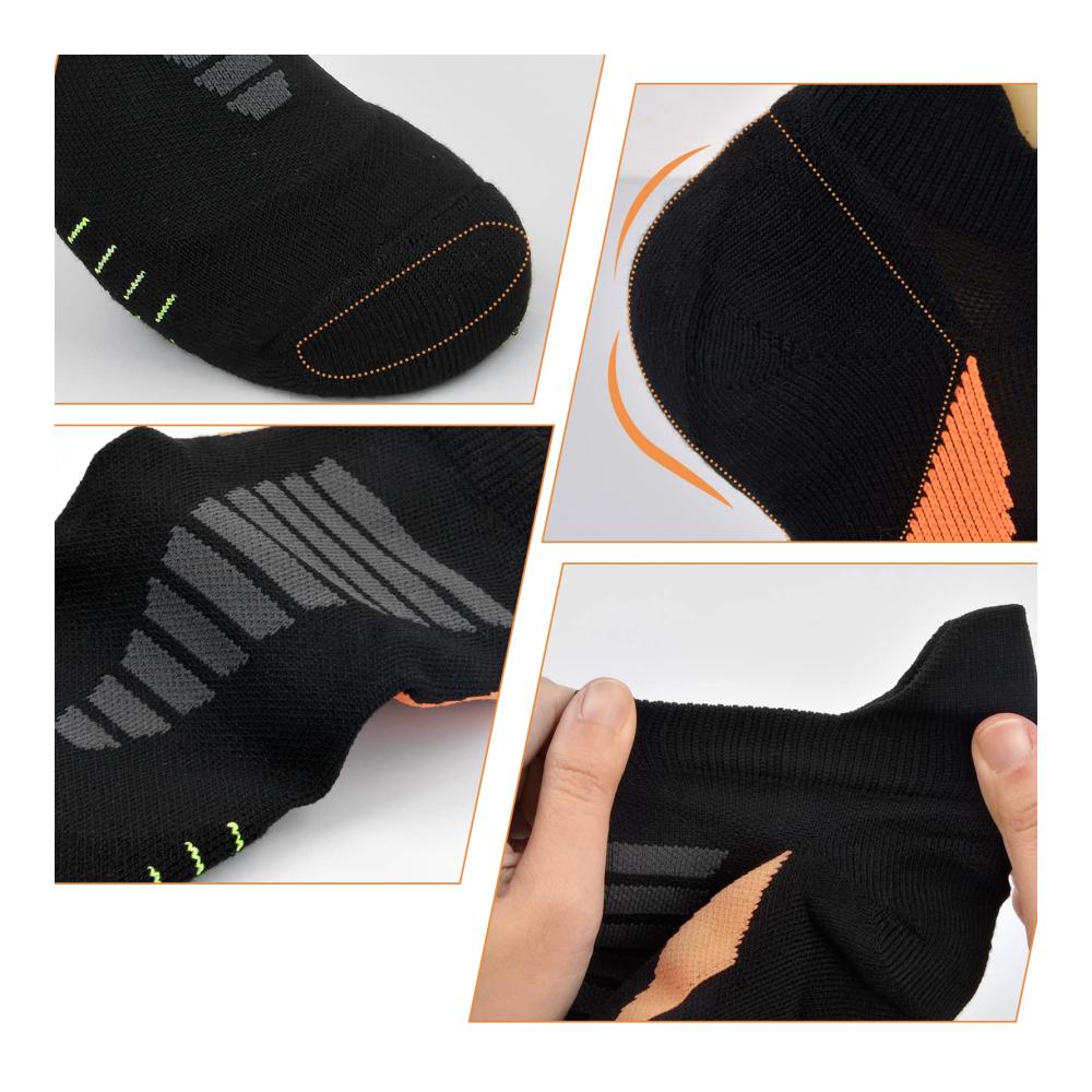 Ultimativer Komfort für Sport und Freizeit 10 Paar Baumwoll-Socken perfekt für Damen und Herren. Atmungsaktiv antiblasen rutschfest gepolstert. Ideal für Fitness Laufen EU 35-42